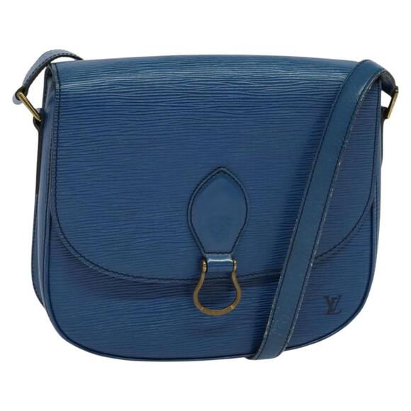 LOUIS VUITTON Epi Saint Cloud GM Shoulder Bag Toledo Blue M52195 - Picture 1 of 16